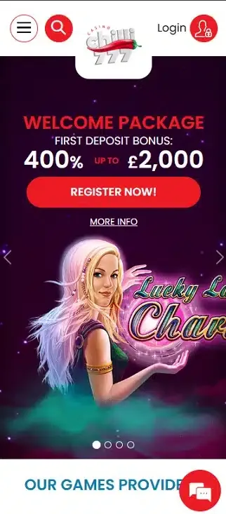 Chilli777 Casino Mobile screenshot